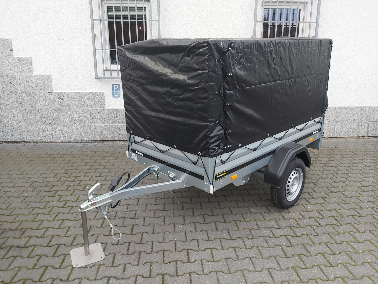 Brenderup 1205 S UB 750 Klappdeichsel Anhänger Hochplane 117cm blackline 750kg - Reboque para carros: foto 1 Brenderup 1205 S UB 750 Klappdeichsel Anhänger Hochplane 117cm blackline 750kg - Reboque para carros: foto 1