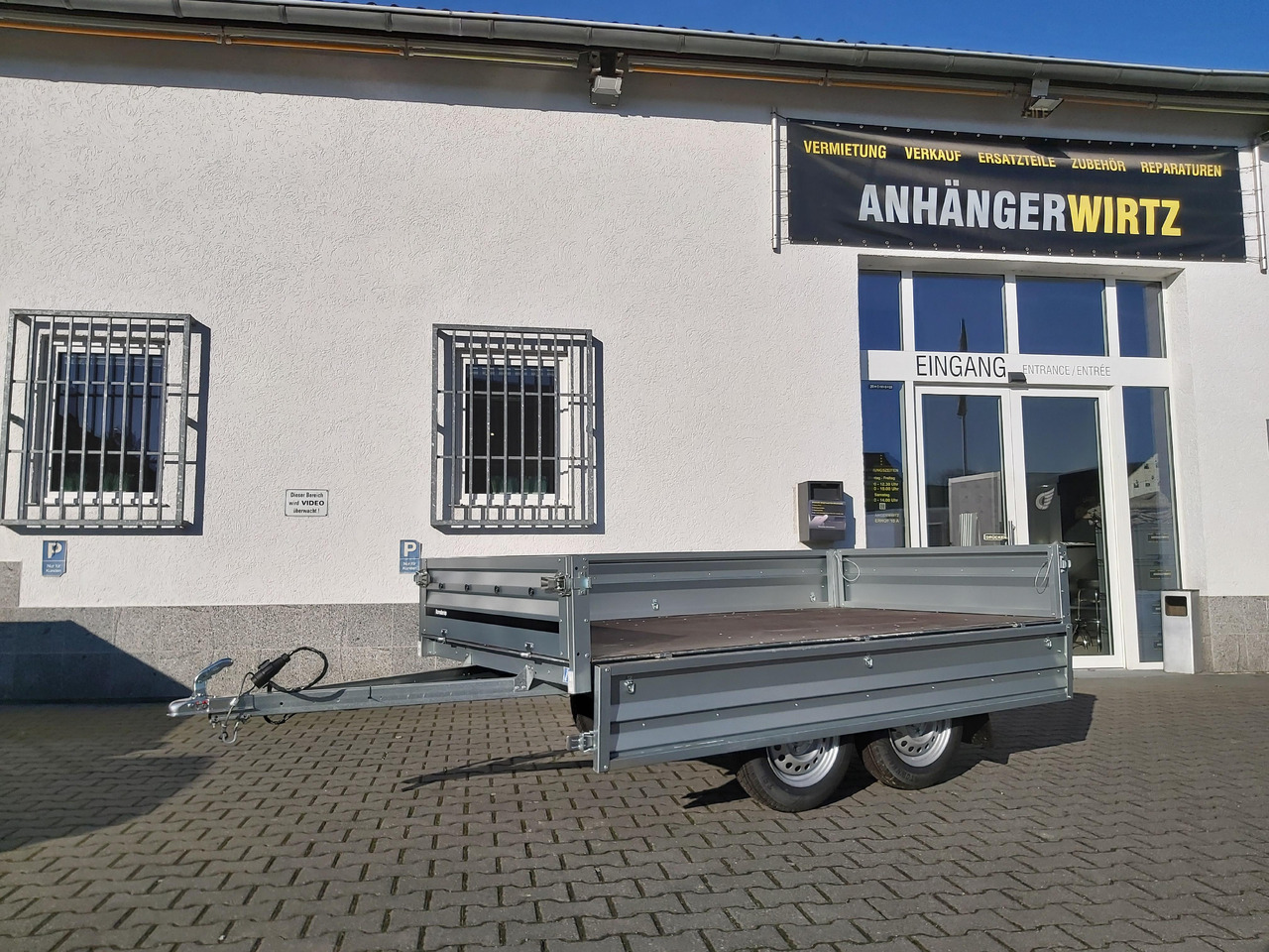 Brenderup 3251 STU 750 250x142x35cm Tandemachse 13" (S) 750kg - Reboque plataforma/ Caixa aberta: foto 3 Brenderup 3251 STU 750 250x142x35cm Tandemachse 13" (S) 750kg - Reboque plataforma/ Caixa aberta: foto 3