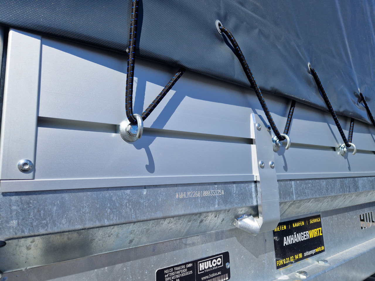 Reboque de lona MEDAX - 2 3000 405x203x210cm Hochplane grau 12" niedrig Fahrwerk 3000kg: foto 9
