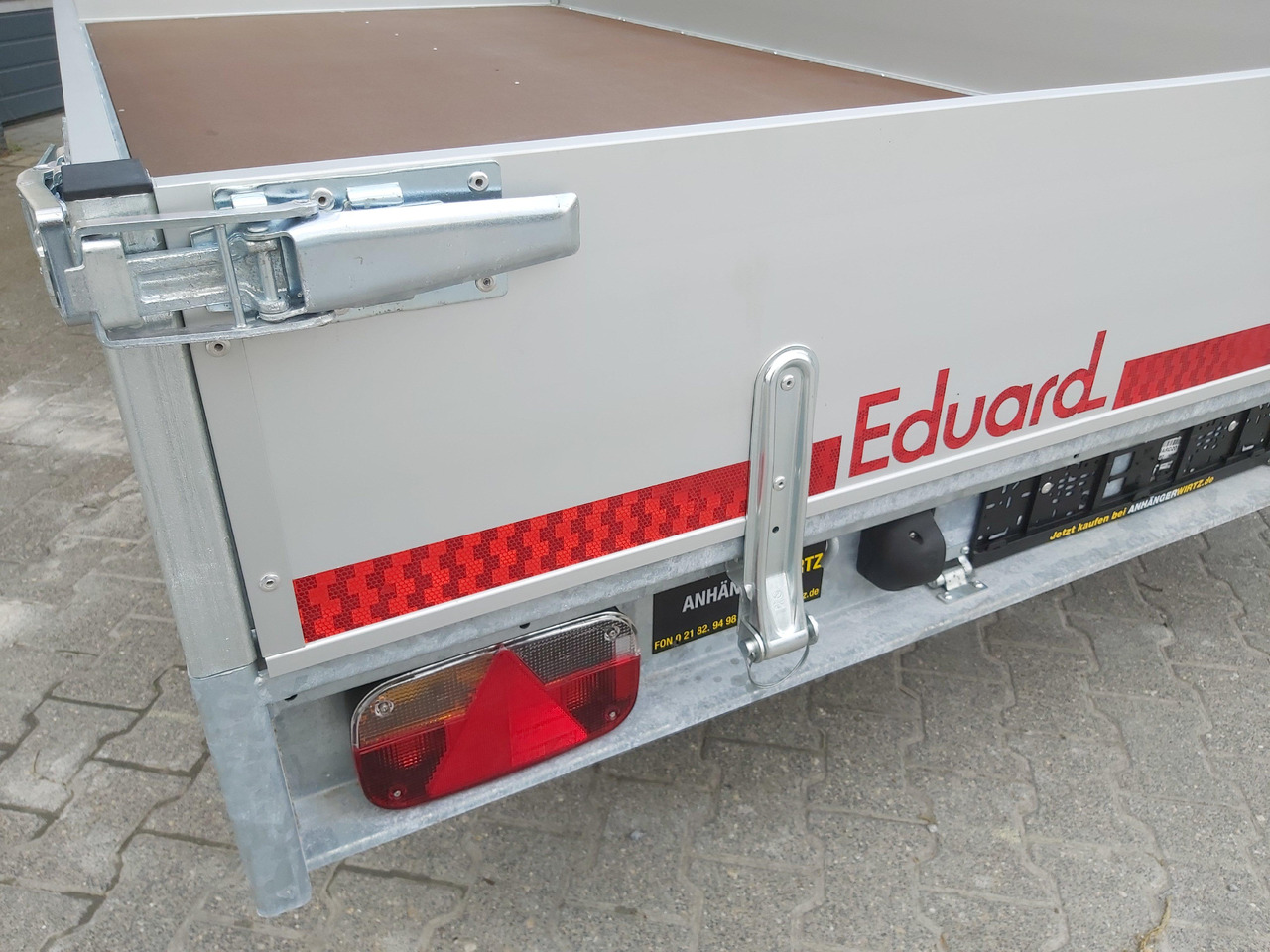 Reboque porta máquinas Multi Transporter 406x200x30cm Rampen Winde 13" niedrig Fahrwerk (XL) 3500kg Online Aktion: foto 10