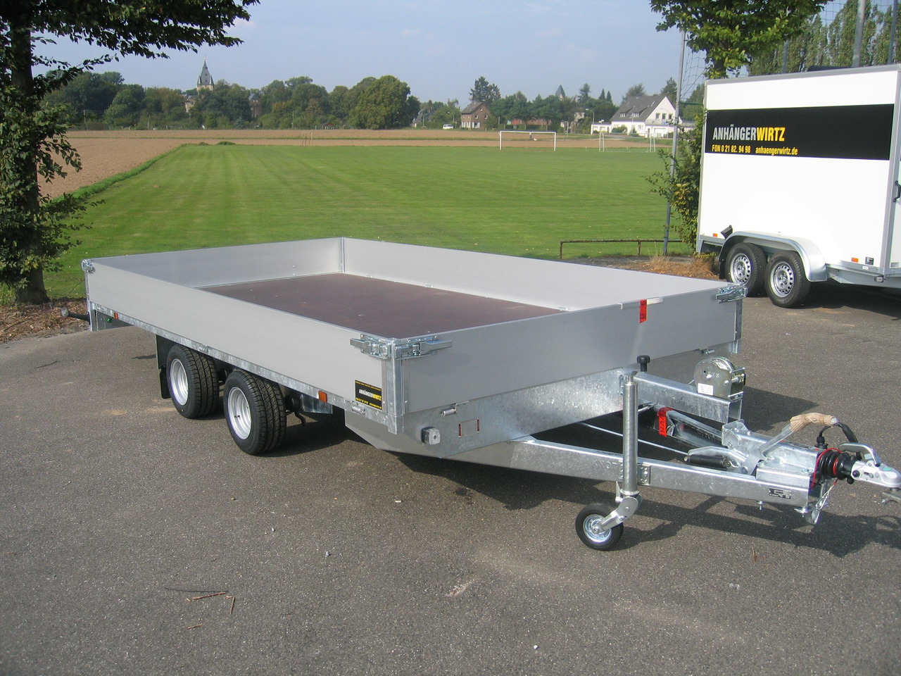 Reboque plataforma/ Caixa aberta Multi Transporter 406x220x30cm 10" Lfh. 56cm Rampen Winde (XL) 2700kg extrabreit: foto 6