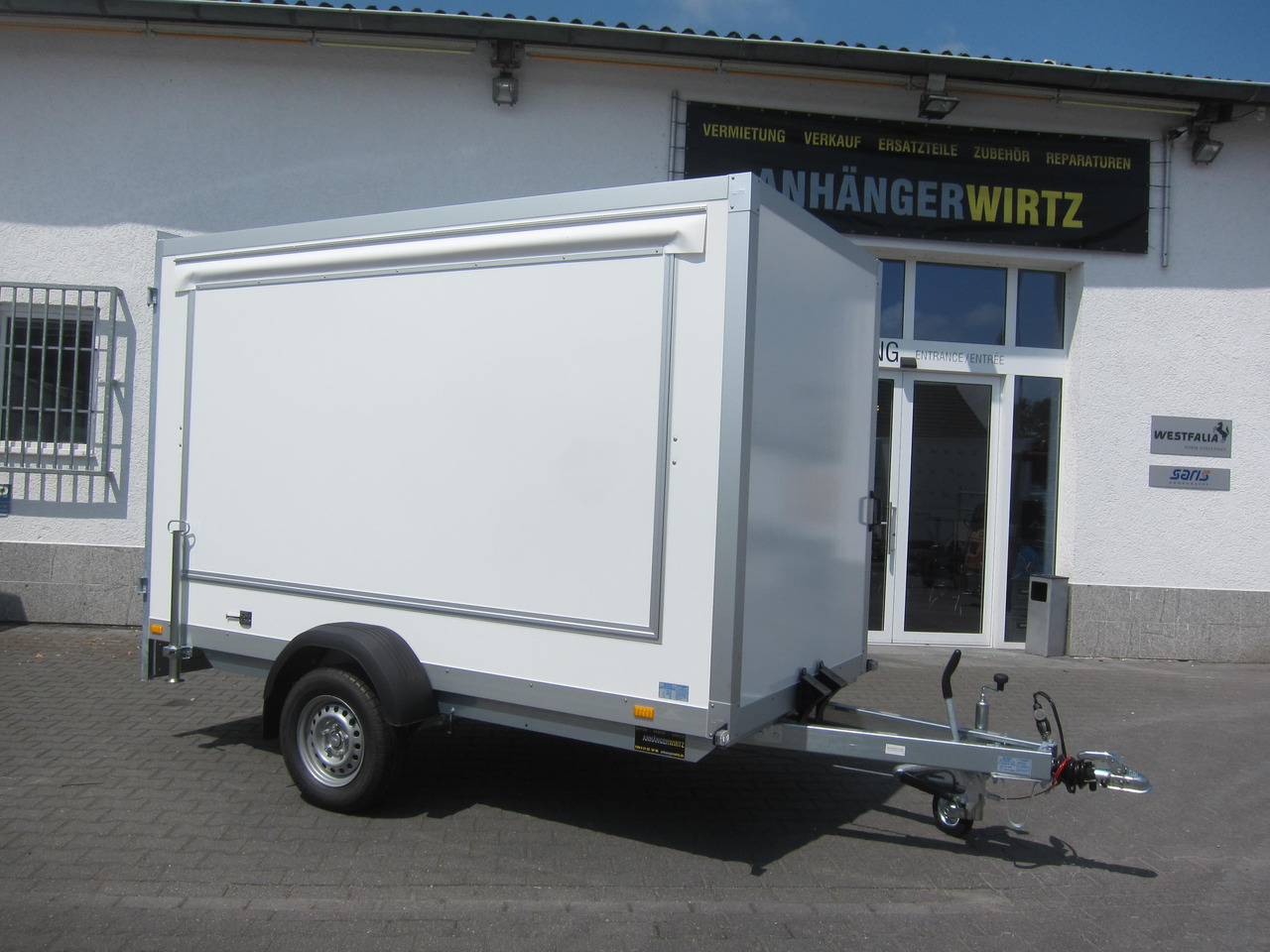 WM Meyer Koffer AZ 1330/151 S35 +Seitenklappe Zurrsystem (M) 1300kg - Reboque furgão: foto 4 WM Meyer Koffer AZ 1330/151 S35 +Seitenklappe Zurrsystem (M) 1300kg - Reboque furgão: foto 4
