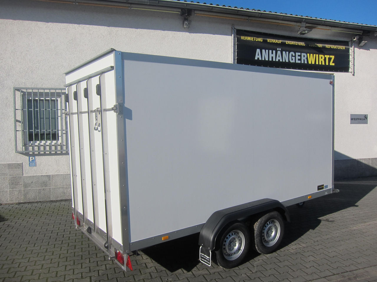 WM Meyer Koffer AZ 2740/185 S35 + Heckrampe 401x185x205cm (XL) 2700kg Januar Aktion Modell 2024 - Reboque furgão: foto 5 WM Meyer Koffer AZ 2740/185 S35 + Heckrampe 401x185x205cm (XL) 2700kg Januar Aktion Modell 2024 - Reboque furgão: foto 5