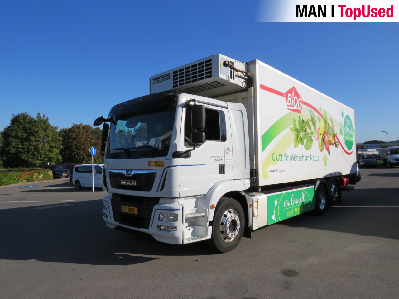MAN eTGM 26.360 E 6X2-4 LL Kühlkoffer Klima Luftfeder - Camião frigorífico, Caminhão elétrico: foto 1 MAN eTGM 26.360 E 6X2-4 LL Kühlkoffer Klima Luftfeder - Camião frigorífico, Caminhão elétrico: foto 1