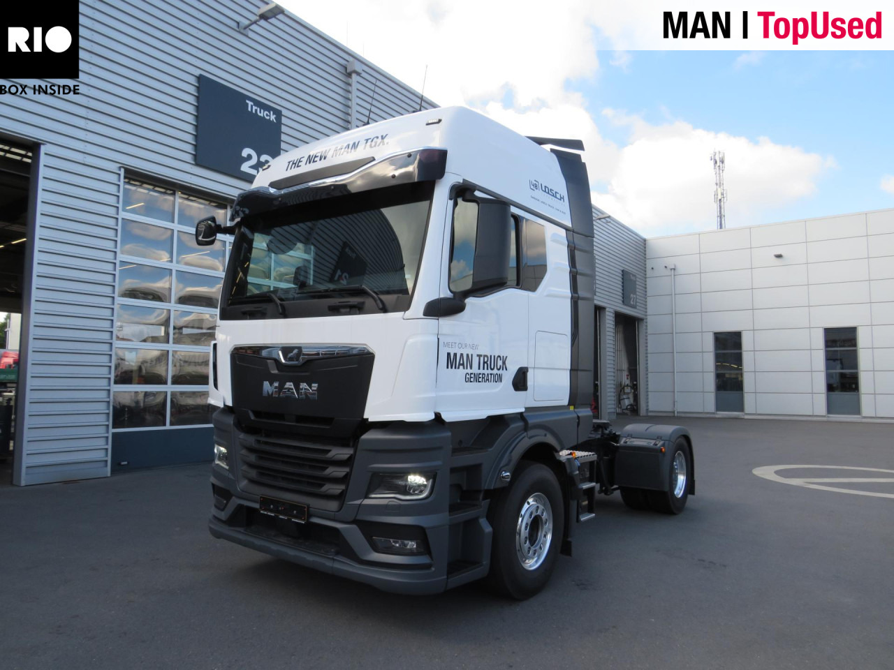 MAN TGX 18.520 4x2 LL SA Kipphydraulik ADR Retarder ZV - Tractor: foto 1 MAN TGX 18.520 4x2 LL SA Kipphydraulik ADR Retarder ZV - Tractor: foto 1