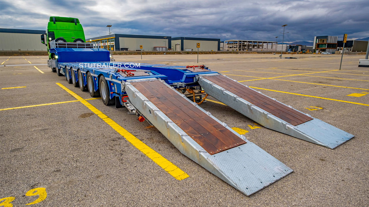 STU 5 Axle Hydraulic Steering Extendable Low Laoder - Semi-reboque baixa: foto 5 STU 5 Axle Hydraulic Steering Extendable Low Laoder - Semi-reboque baixa: foto 5