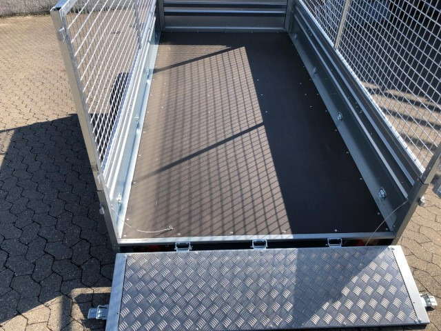 Reboque para carros novo Brenderup 2300S Stahl Laubgitter, 1,3 to. kippbar KV, 3010x1530x400mm: foto 6