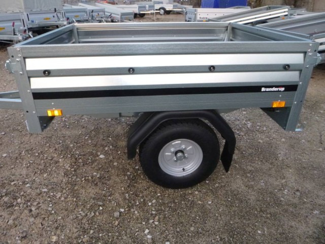 Brenderup 3150S UB750 Stahl Hochlader, 1440x1160x350 mm, 100 km/h - Reboque para carros: foto 2 Brenderup 3150S UB750 Stahl Hochlader, 1440x1160x350 mm, 100 km/h - Reboque para carros: foto 2