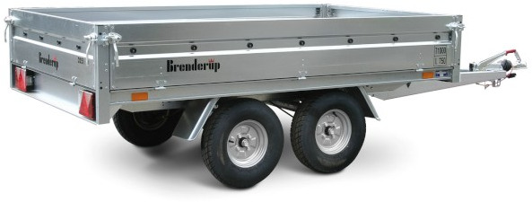 Brenderup 3251S TB1000, 1000 kg, Stahl Hochlader, 2500 x 1420 x 350 mm - Reboque para carros: foto 4 Brenderup 3251S TB1000, 1000 kg, Stahl Hochlader, 2500 x 1420 x 350 mm - Reboque para carros: foto 4