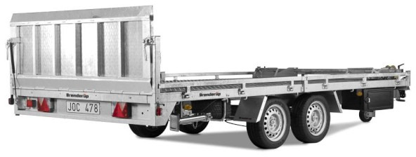 Brenderup 6520 Alu, 65203500, Hochlader kippbar 3,5 t. 5080x2050x100mm - Reboque para carros: foto 1 Brenderup 6520 Alu, 65203500, Hochlader kippbar 3,5 t. 5080x2050x100mm - Reboque para carros: foto 1