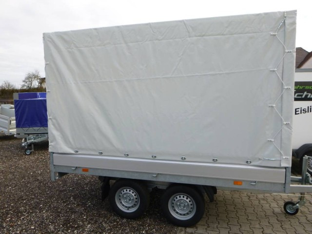 Hapert Azure H-2 Hochlader 3050 x 1600 x 300 mm, mit Plane 180 cm grau ZG 2,0 to. - Reboque para carros: foto 3 Hapert Azure H-2 Hochlader 3050 x 1600 x 300 mm, mit Plane 180 cm grau ZG 2,0 to. - Reboque para carros: foto 3
