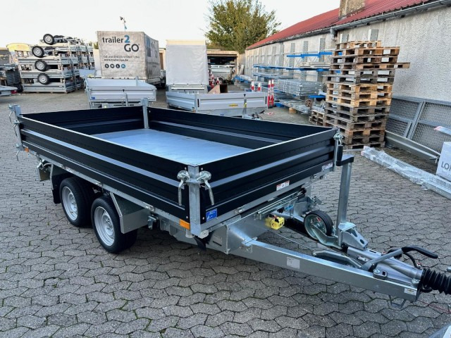 Humbaur 3-Seitenkipper HTK 3500.31 Alu Parabel , 3140 x 1750 x 350 mm, 3,5 to. - Reboque basculante: foto 1 Humbaur 3-Seitenkipper HTK 3500.31 Alu Parabel , 3140 x 1750 x 350 mm, 3,5 to. - Reboque basculante: foto 1