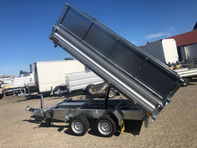 Humbaur 3-Seitenkipper HTK 3500.31 Alu, mit Blechaufsatz 314x175x1000mm - Reboque basculante: foto 1 Humbaur 3-Seitenkipper HTK 3500.31 Alu, mit Blechaufsatz 314x175x1000mm - Reboque basculante: foto 1