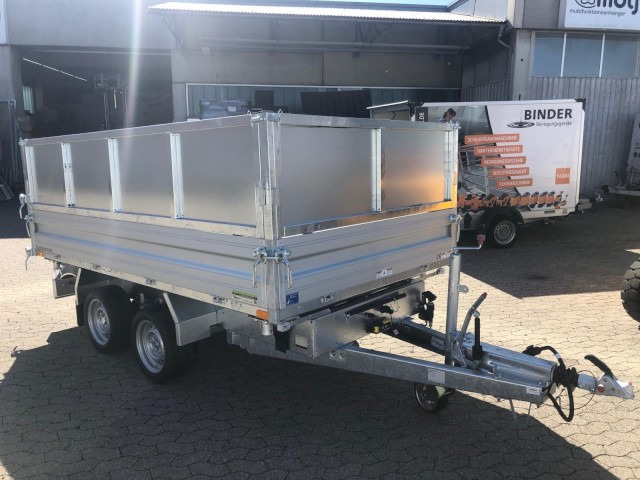 Humbaur 3-Seitenkipper HTK 3500.31 Alu, mit Blechaufsatz 314x175x1000mm - Reboque basculante: foto 2 Humbaur 3-Seitenkipper HTK 3500.31 Alu, mit Blechaufsatz 314x175x1000mm - Reboque basculante: foto 2
