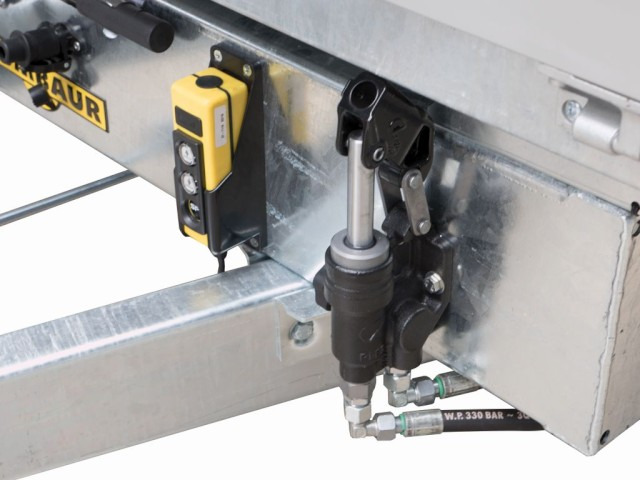 Humbaur 3-Seitenkipper HTK 3500.41 Alu Tridem, 4100 x 2100 x 350 mm, 3,5 to. - Reboque basculante: foto 3 Humbaur 3-Seitenkipper HTK 3500.41 Alu Tridem, 4100 x 2100 x 350 mm, 3,5 to. - Reboque basculante: foto 3