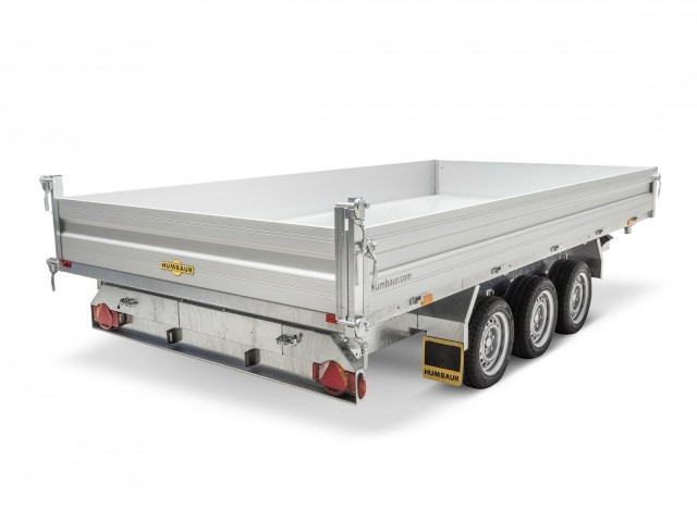 Humbaur 3-Seitenkipper HTK 3500.41 Alu Tridem, 4100 x 2100 x 350 mm, 3,5 to. - Reboque basculante: foto 4 Humbaur 3-Seitenkipper HTK 3500.41 Alu Tridem, 4100 x 2100 x 350 mm, 3,5 to. - Reboque basculante: foto 4
