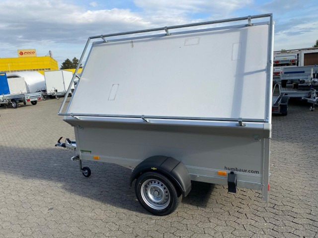 Humbaur HA 132513-5 mit Holz-Alu Deckel mit Reling 1300 kg, 2510 x 1310 x 500mm, 100 km/h - Reboque para carros: foto 2 Humbaur HA 132513-5 mit Holz-Alu Deckel mit Reling 1300 kg, 2510 x 1310 x 500mm, 100 km/h - Reboque para carros: foto 2