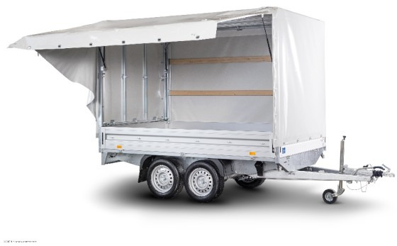 Humbaur HT 253118 Hochlader 2,5 to. mit Aussteller - Reboque para carros: foto 1 Humbaur HT 253118 Hochlader 2,5 to. mit Aussteller - Reboque para carros: foto 1