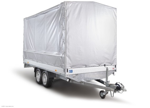 Humbaur HT 254118 Hochlader mit Plane 4100x1850x350mm - Reboque para carros: foto 2 Humbaur HT 254118 Hochlader mit Plane 4100x1850x350mm - Reboque para carros: foto 2