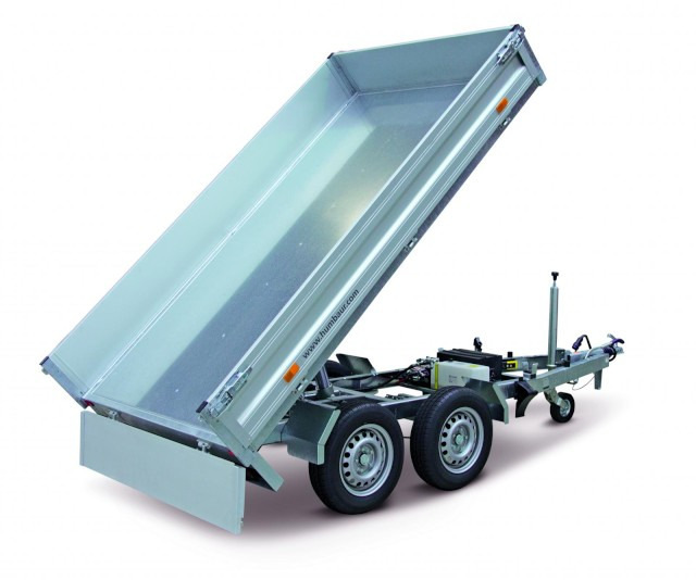 Humbaur HUK 202715 Heckkipper 2,0 t. 2680 x 1500 x 300mm - Reboque basculante: foto 1 Humbaur HUK 202715 Heckkipper 2,0 t. 2680 x 1500 x 300mm - Reboque basculante: foto 1