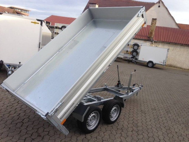 Humbaur HUK 273117 Heckkipper 2,7 t. 3140 x 1750 x 300 mm, E-Pumpe - Reboque basculante: foto 1 Humbaur HUK 273117 Heckkipper 2,7 t. 3140 x 1750 x 300 mm, E-Pumpe - Reboque basculante: foto 1