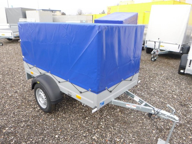 Humbaur Startrailer H 752010 mit Hochplane 750 kg 2050x1095x300mm - Reboque para carros: foto 1 Humbaur Startrailer H 752010 mit Hochplane 750 kg 2050x1095x300mm - Reboque para carros: foto 1