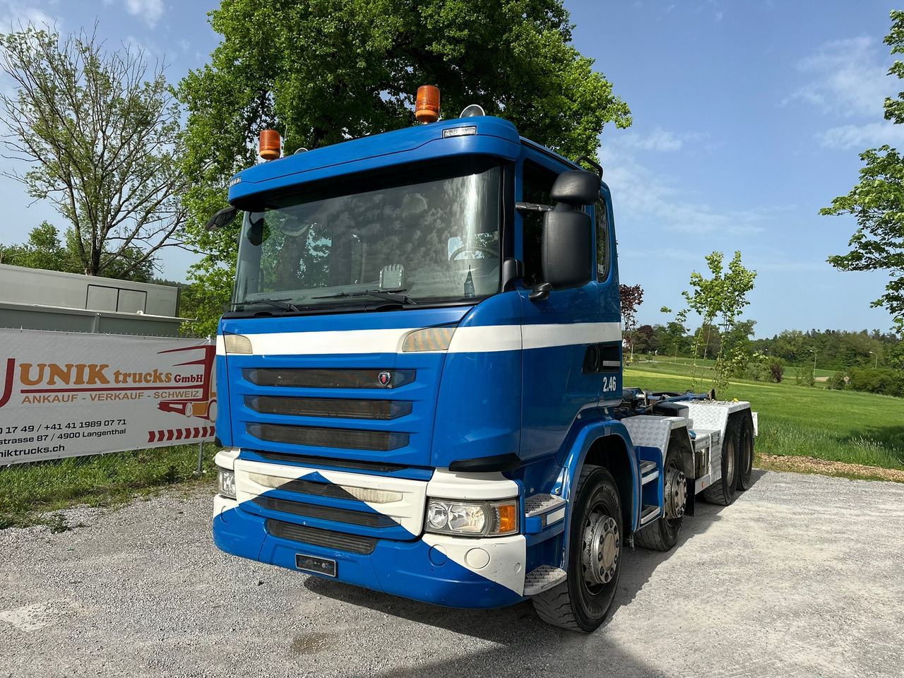 SCANIA G450 8x4 Abrollkipper - Camião polibenne: foto 1 SCANIA G450 8x4 Abrollkipper - Camião polibenne: foto 1