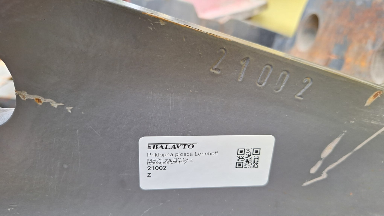 Attachment plate Lehnhoff MS21 - Acoplamento rápido por Escavadeira: foto 4 Attachment plate Lehnhoff MS21 - Acoplamento rápido por Escavadeira: foto 4