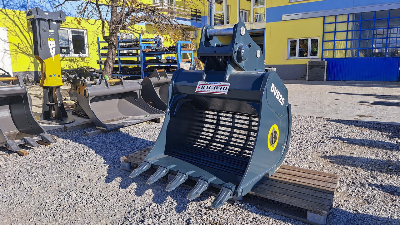 Screening bucket DVB25 1200 mm UNI80 for 18-22 ton excavators - Balde para separação por Escavadeira: foto 1 Screening bucket DVB25 1200 mm UNI80 for 18-22 ton excavators - Balde para separação por Escavadeira: foto 1
