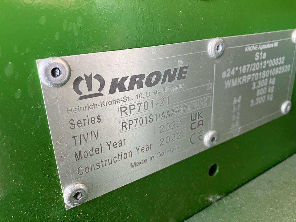 Krone Comprima F 155 XC Rundballenpresse Lagermaschine - Enfardadeira de fardos redondos: foto 5 Krone Comprima F 155 XC Rundballenpresse Lagermaschine - Enfardadeira de fardos redondos: foto 5
