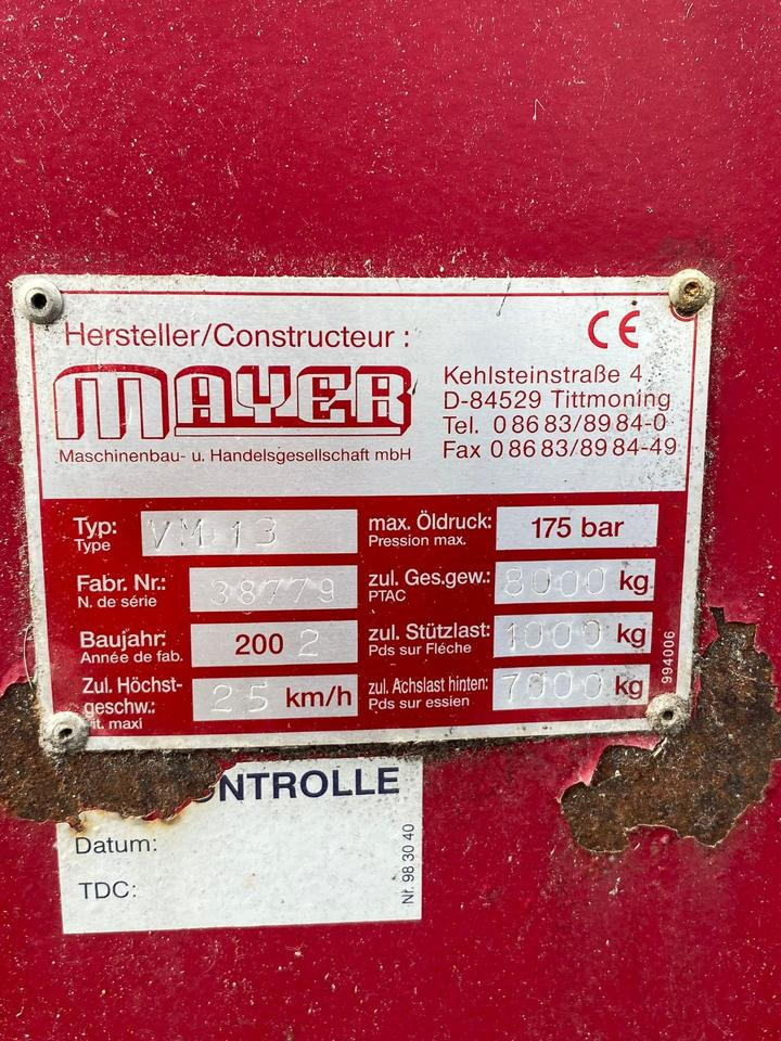 Leasing de  Mayer Futtermischwagen VM 13 Siloking Mayer Futtermischwagen VM 13 Siloking: foto 6