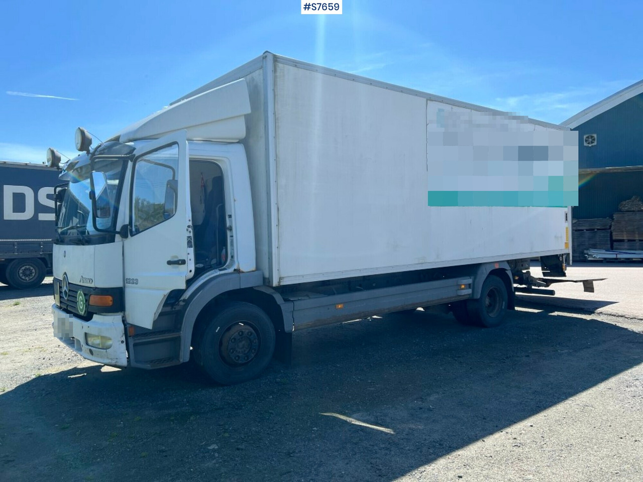 Box Truck Mercedes Benz Atego 1223, See videos - Camião furgão: foto 1 Box Truck Mercedes Benz Atego 1223, See videos - Camião furgão: foto 1