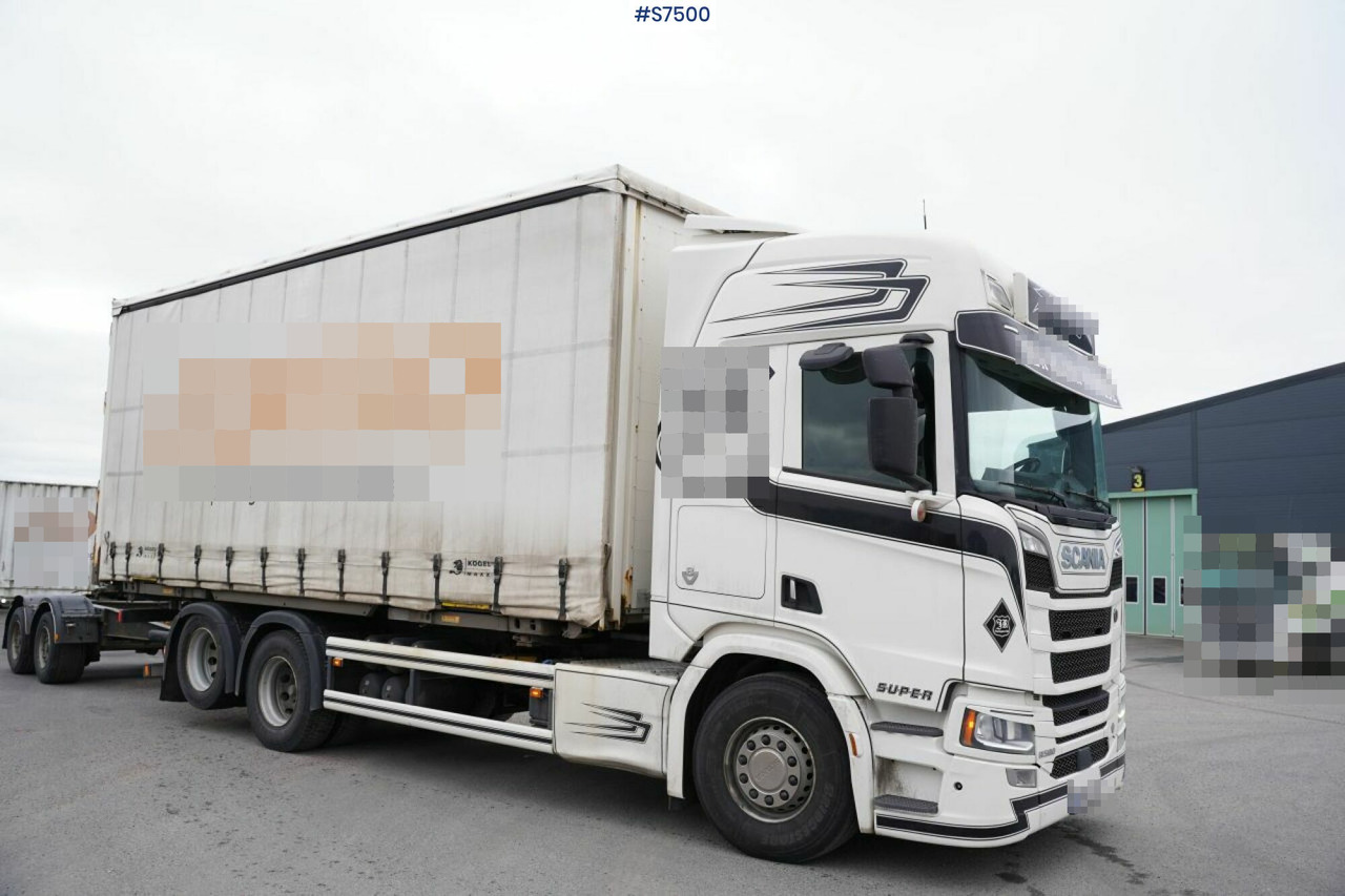Box truck Scania R580 - Camião furgão: foto 1 Box truck Scania R580 - Camião furgão: foto 1