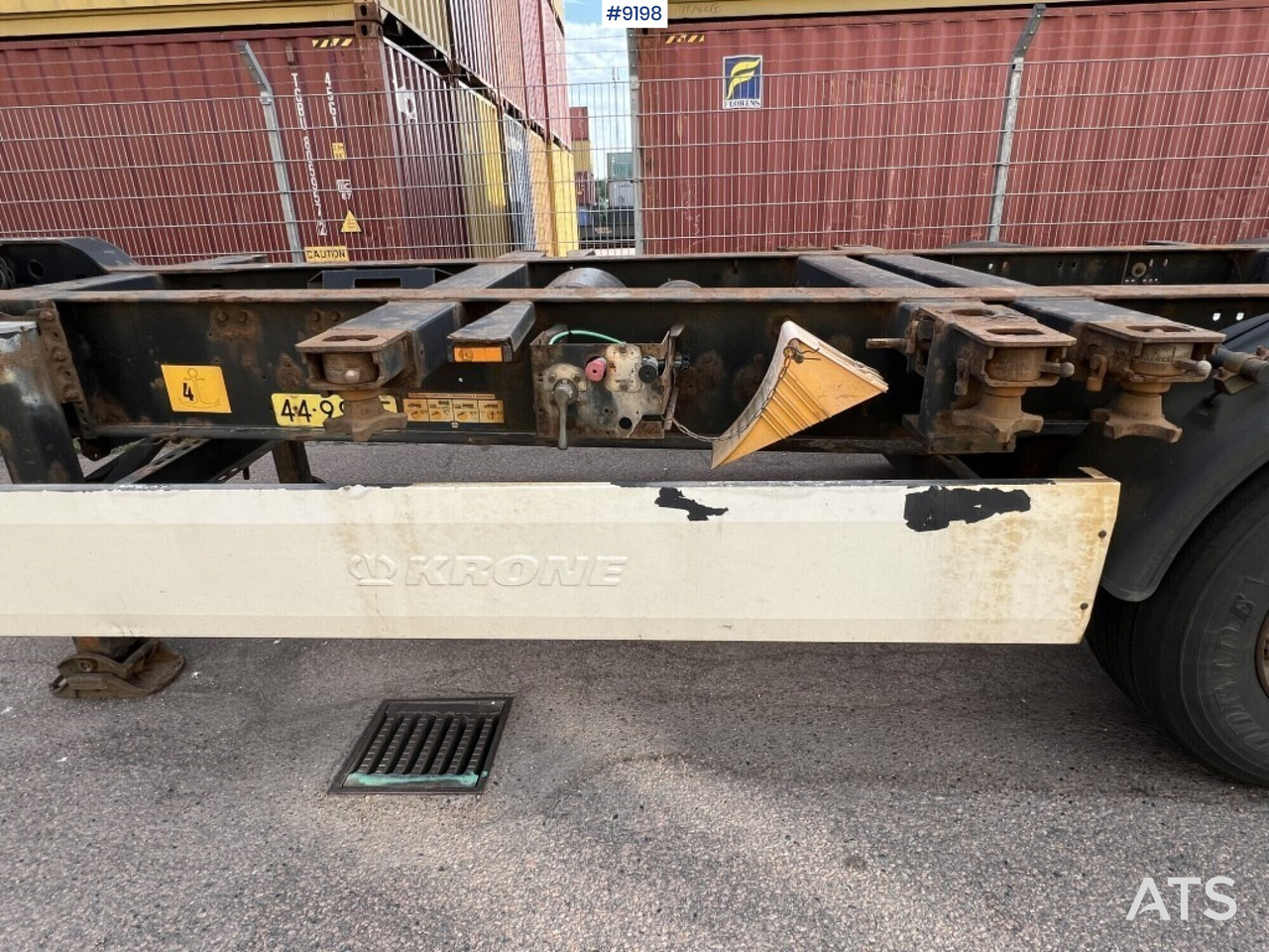 Container chassi - Krone SD - Semi-reboque transportador de contêineres/ Caixa móvel: foto 5 Container chassi - Krone SD - Semi-reboque transportador de contêineres/ Caixa móvel: foto 5