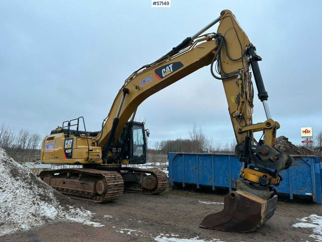 Excavator Cat 336F LXE with rotor - Escavadeira: foto 1 Excavator Cat 336F LXE with rotor - Escavadeira: foto 1
