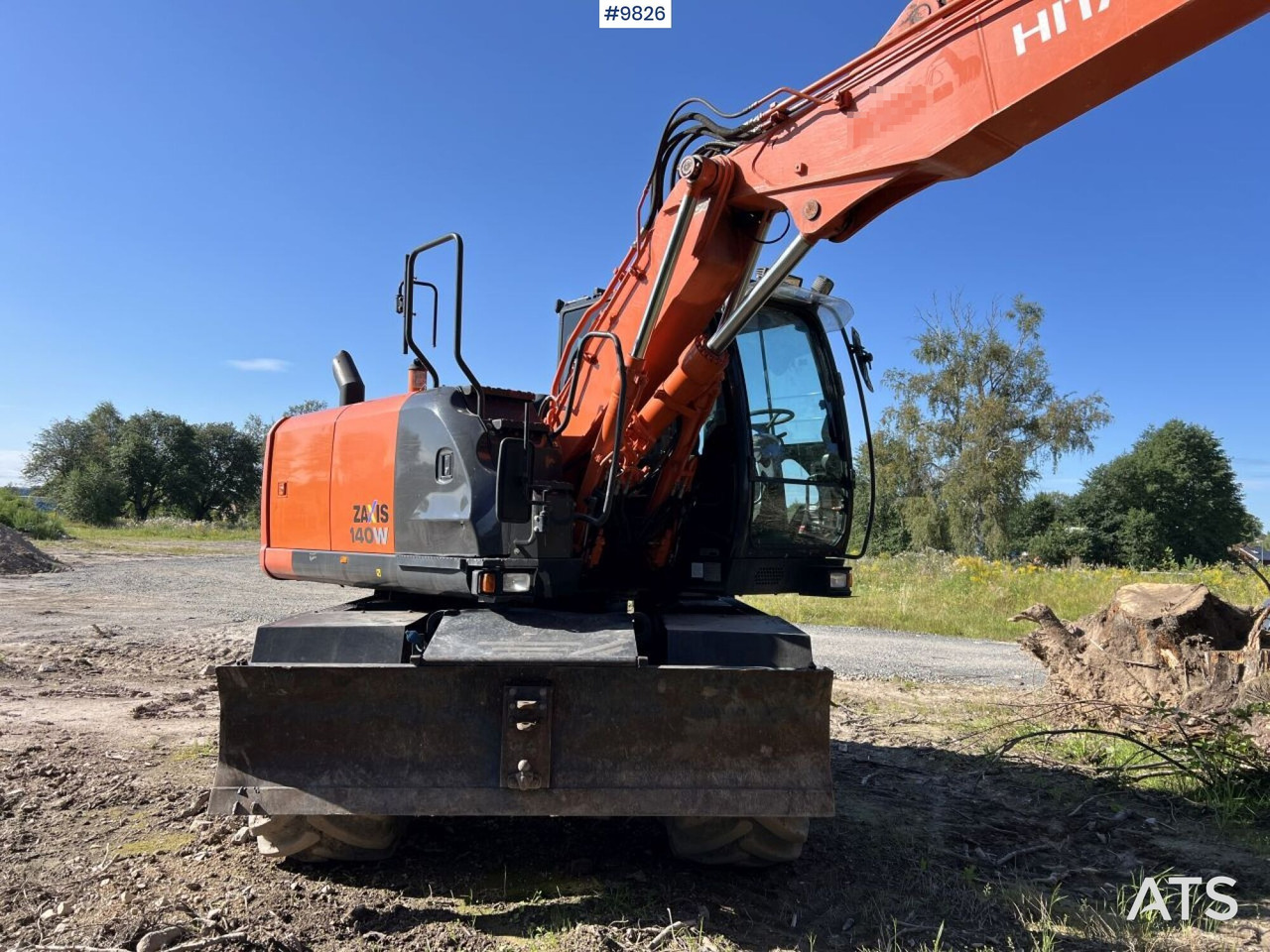 Hitachi ZX140 W-5B with rotor and planer bucket - Escavadeira de rodas: foto 4 Hitachi ZX140 W-5B with rotor and planer bucket - Escavadeira de rodas: foto 4