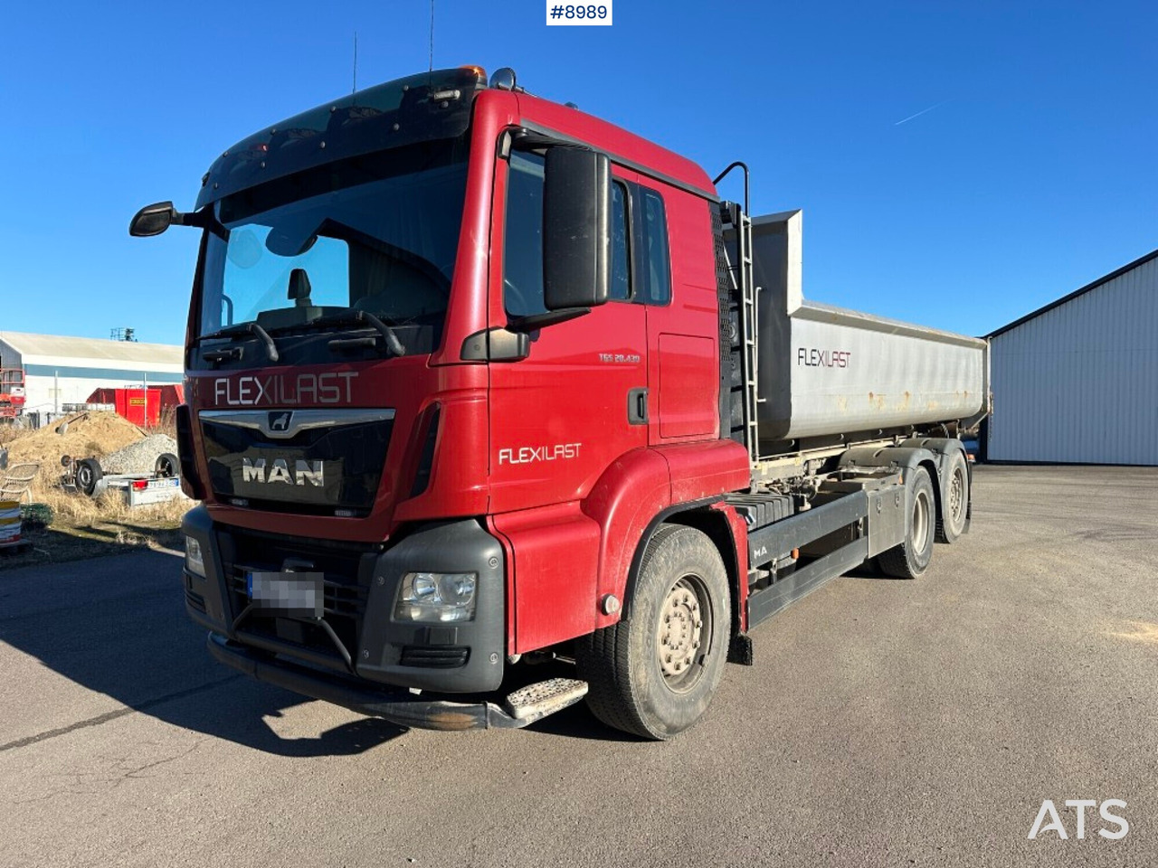 Hook lift MAN TGS 28.430 X2-4 BL with bed - Camião polibenne: foto 1 Hook lift MAN TGS 28.430 X2-4 BL with bed - Camião polibenne: foto 1