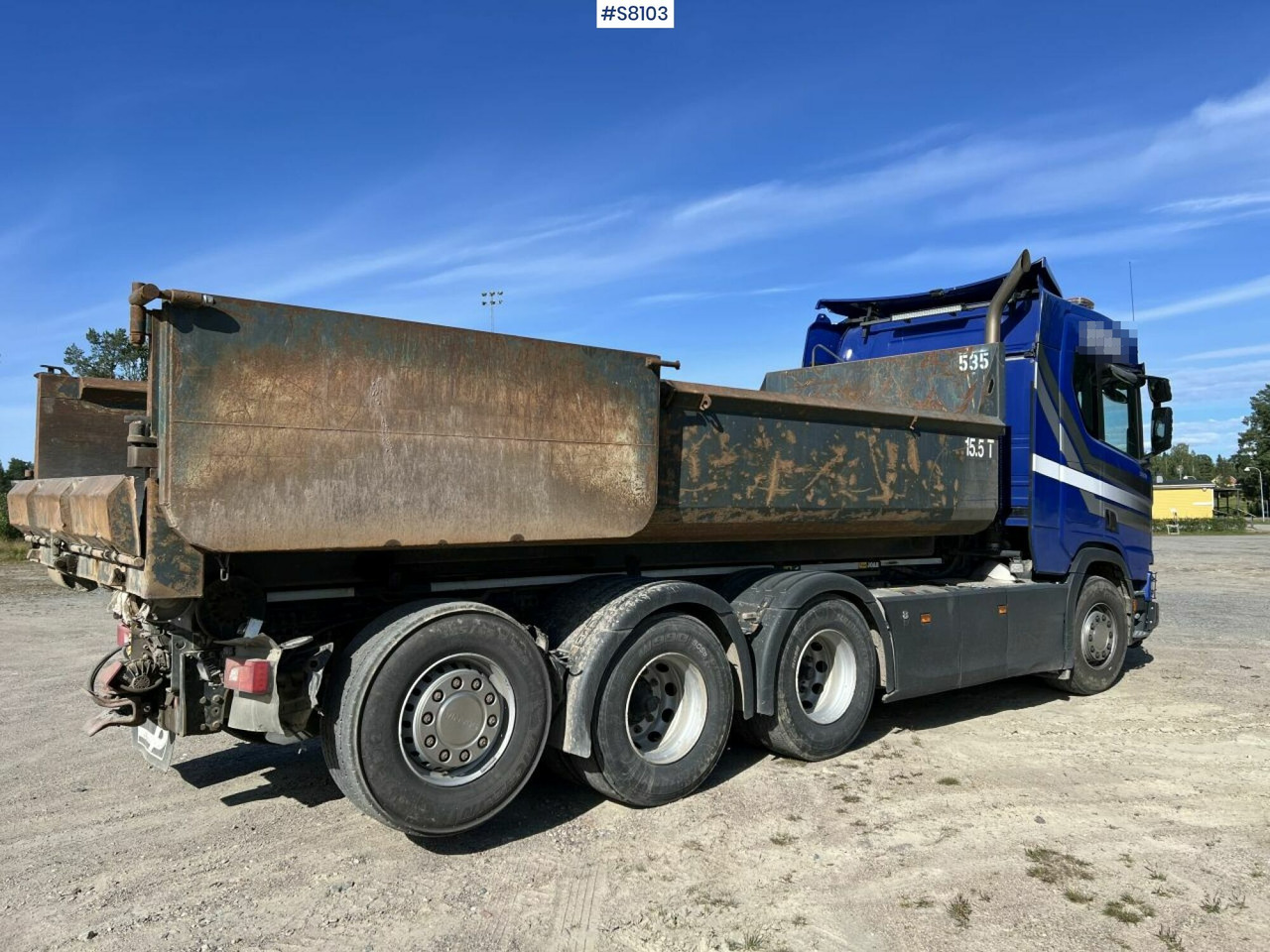 Camião polibenne Hook truck, Scania R580, Joab L27 Hook: foto 6