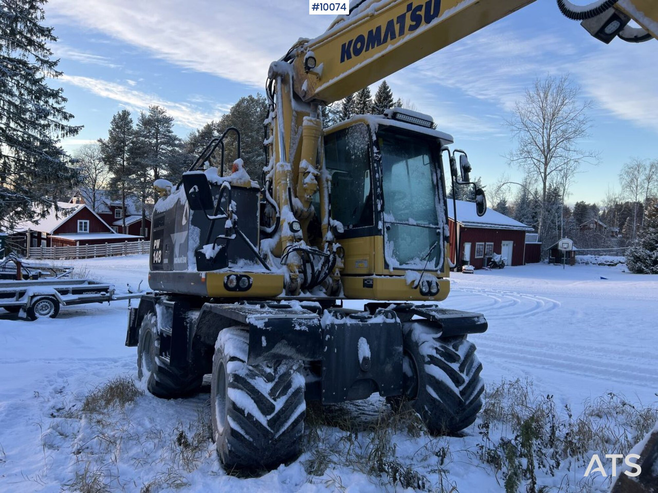 Komatsu PW148 Wheeled excavator with rotor and buckets - Escavadeira de rodas: foto 4 Komatsu PW148 Wheeled excavator with rotor and buckets - Escavadeira de rodas: foto 4