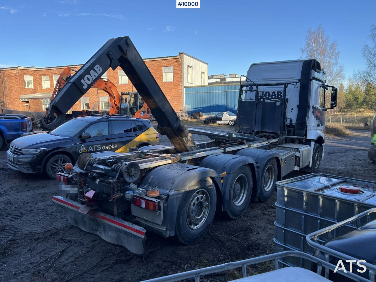 MERCEDES-BENZ AROCS 3251 Hook Truck with tridem body - Camião polibenne: foto 3 MERCEDES-BENZ AROCS 3251 Hook Truck with tridem body - Camião polibenne: foto 3