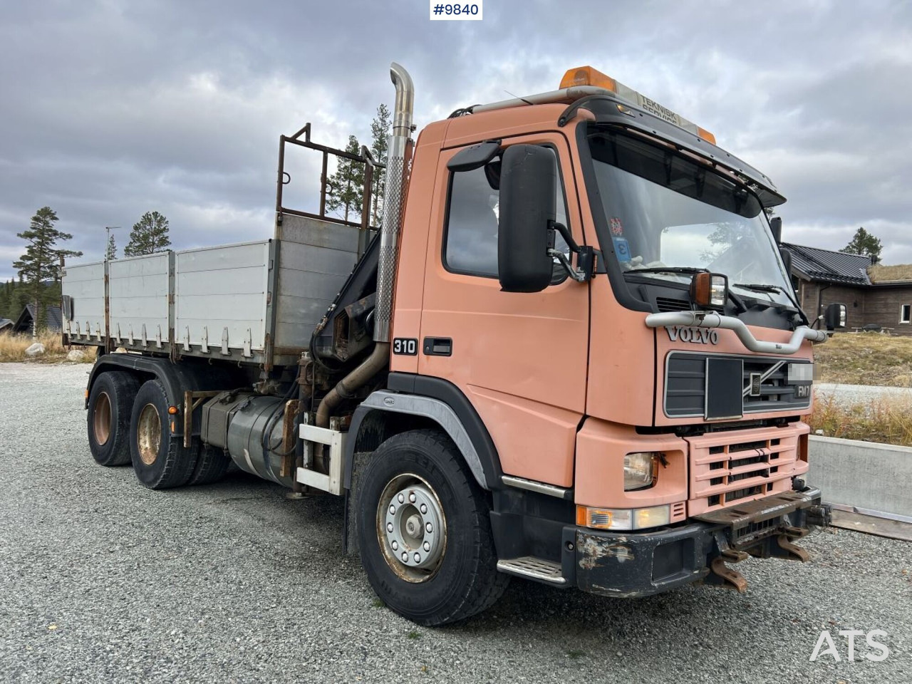 Volvo FM7 crane truck/tipper truck with Hiab 112 (video) - Máquina de outro: foto 3 Volvo FM7 crane truck/tipper truck with Hiab 112 (video) - Máquina de outro: foto 3