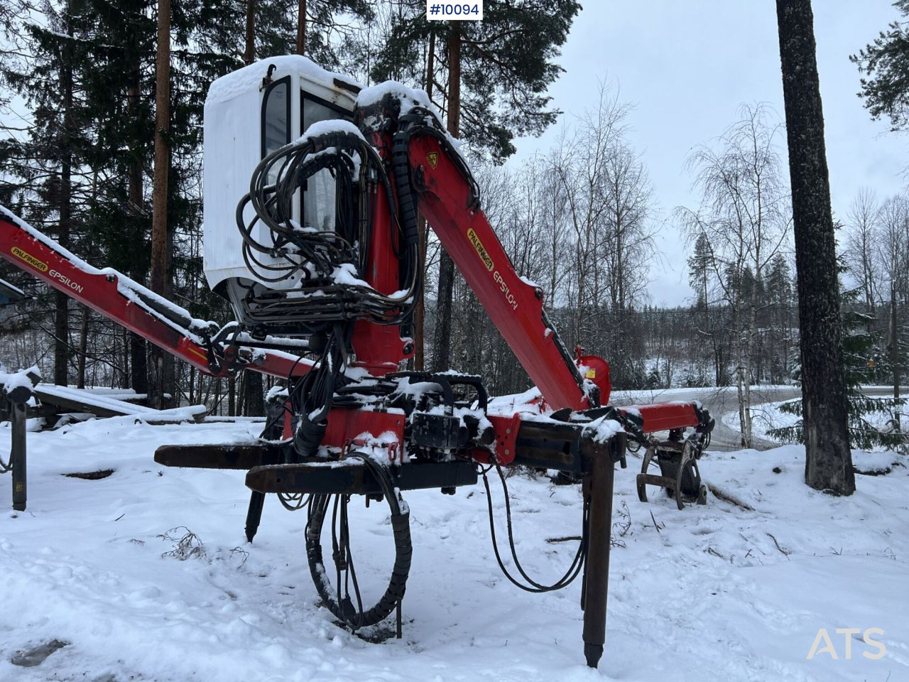 Palfinger Epsilon M110 Timber crane with double jib - Grua para camião: foto 2 Palfinger Epsilon M110 Timber crane with double jib - Grua para camião: foto 2