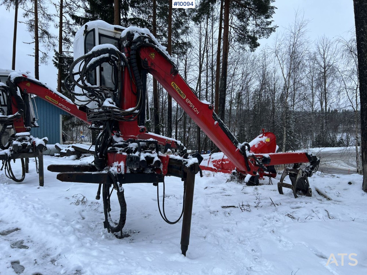 Palfinger Epsilon M110 Timber crane with double jib - Grua para camião: foto 1 Palfinger Epsilon M110 Timber crane with double jib - Grua para camião: foto 1