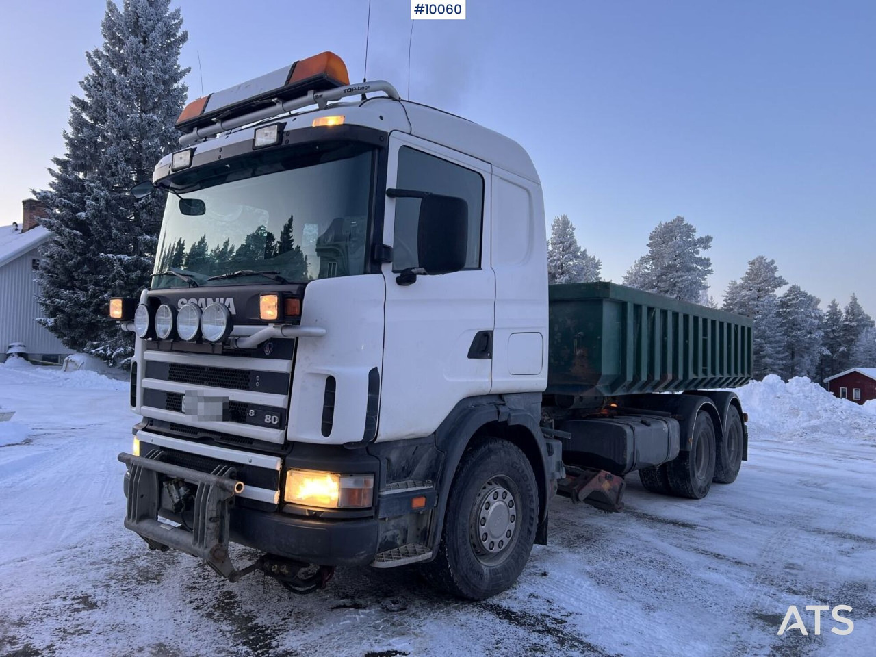 SCANIA R164 Tipper truck with plow equipment (VIDEO) - Camião basculante: foto 1 SCANIA R164 Tipper truck with plow equipment (VIDEO) - Camião basculante: foto 1