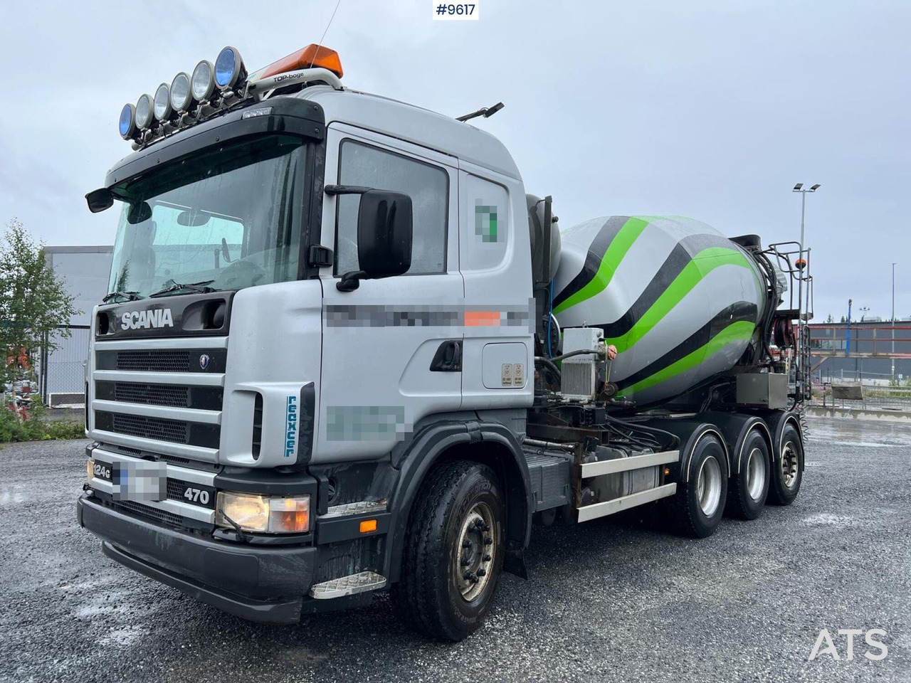 Scania R124 tridem with LAXO quick release / Concrete truck - Camião betoneira: foto 1 Scania R124 tridem with LAXO quick release / Concrete truck - Camião betoneira: foto 1