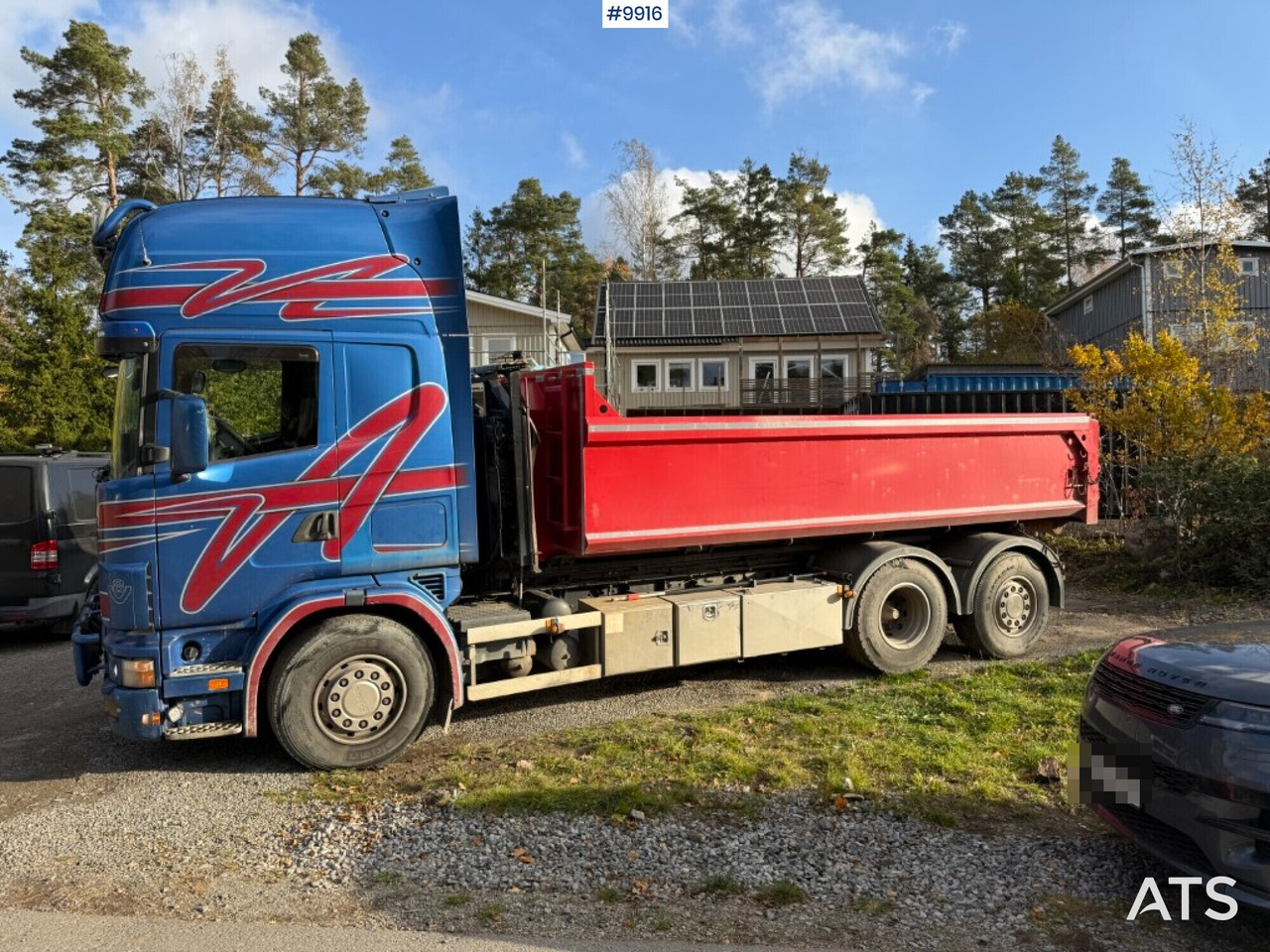 Scania R164 580 6X2 truck with flatbed - Camião de caixa aberta/ Plataforma: foto 3 Scania R164 580 6X2 truck with flatbed - Camião de caixa aberta/ Plataforma: foto 3