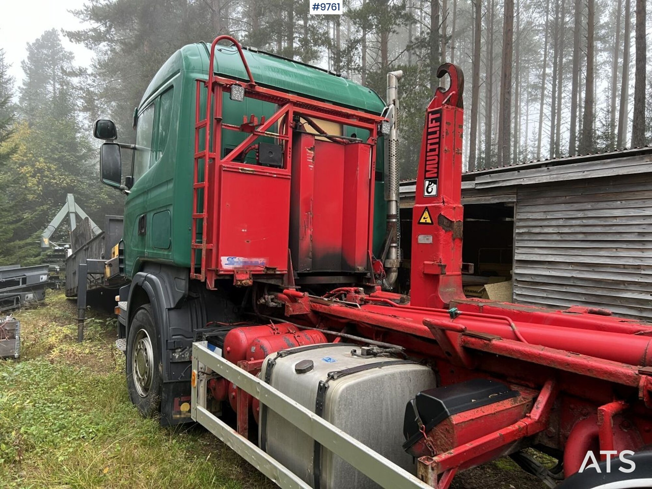 Camião polibenne Scania R420 Hook Truck: foto 14