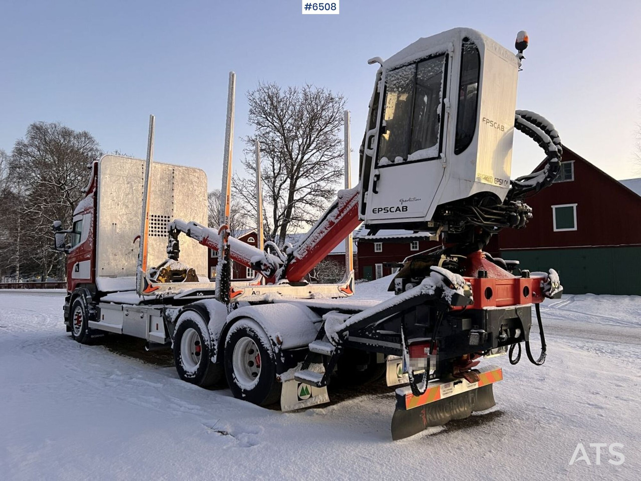 Scania R560 Timber Truck with crane - Camião de transporte de madeira: foto 4 Scania R560 Timber Truck with crane - Camião de transporte de madeira: foto 4