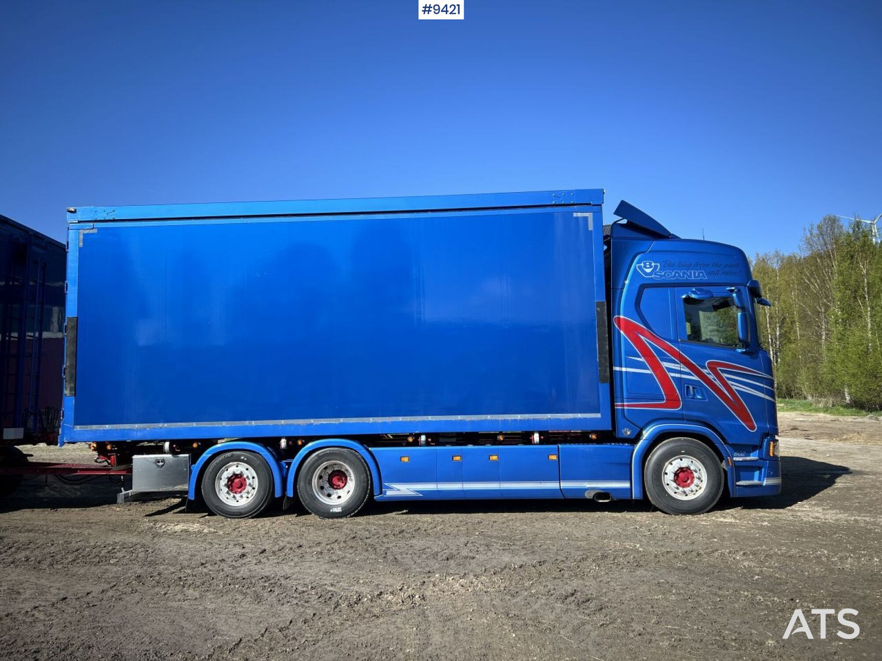 Scania S580 med Eksjövagnen FS 18-20 – Chip truck with trailer - Camião furgão: foto 3 Scania S580 med Eksjövagnen FS 18-20 – Chip truck with trailer - Camião furgão: foto 3
