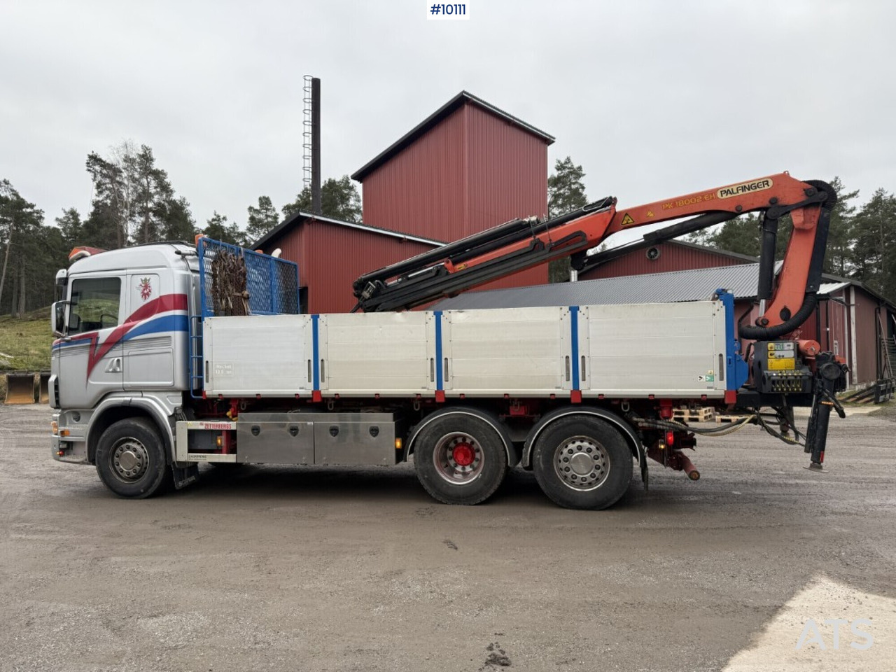 Tipper and crane truck Scania G400 with Palfinger PK 18002-EH rear-mounted crane - Camião de caixa aberta/ Plataforma, Camião grua: foto 2 Tipper and crane truck Scania G400 with Palfinger PK 18002-EH rear-mounted crane - Camião de caixa aberta/ Plataforma, Camião grua: foto 2